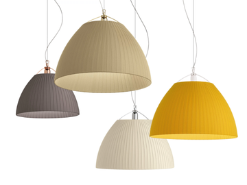 OLIVIA - LED fabric pendant lamp by Modo Luce - view 2